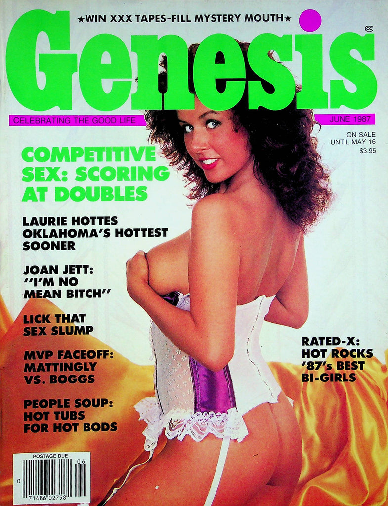 Genesis Magazine Laurie Hottes & Joan Jett June 1987 0629122RP