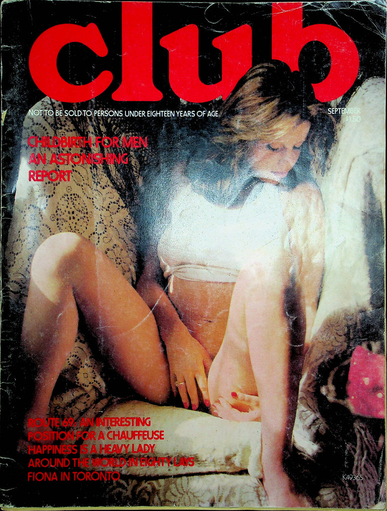 Club Magazine J.P. Donleavy Interview & Route 69 September 1975 112322RP