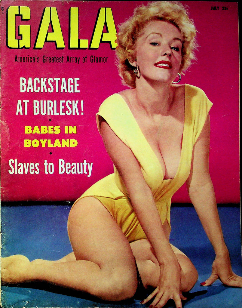 Gala Magazine Backstage At Burlesk & Babes In Boyland July 1954 022423RP