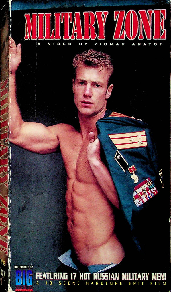 Gay Adult VHS Movie Military Zone Ft. 17 Hot Russian Military Men 1996 By Big Video Ent. 032423RPVHS4
