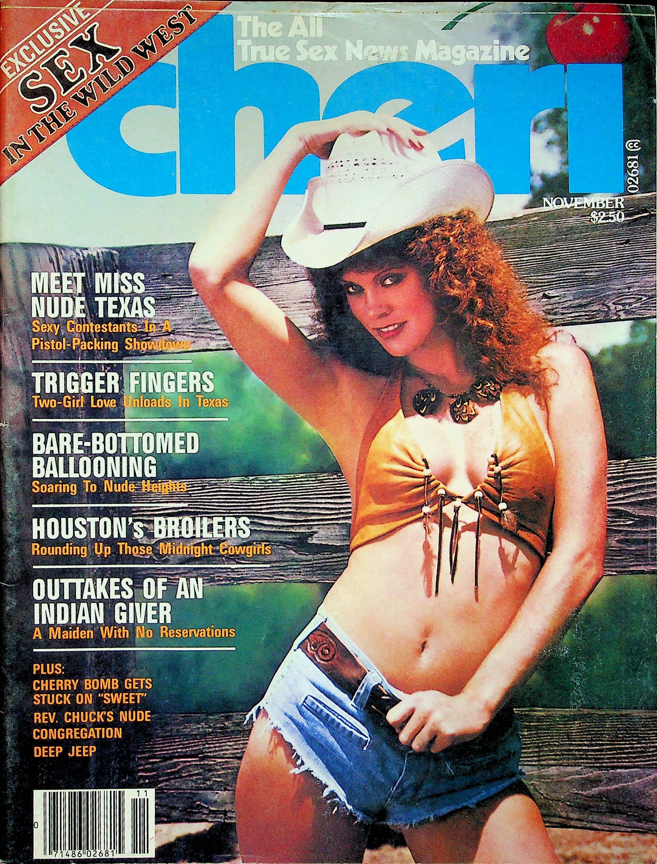 Cheri Magazine Miss Nude Texas and Rhinestone Cowhgirl November 1979