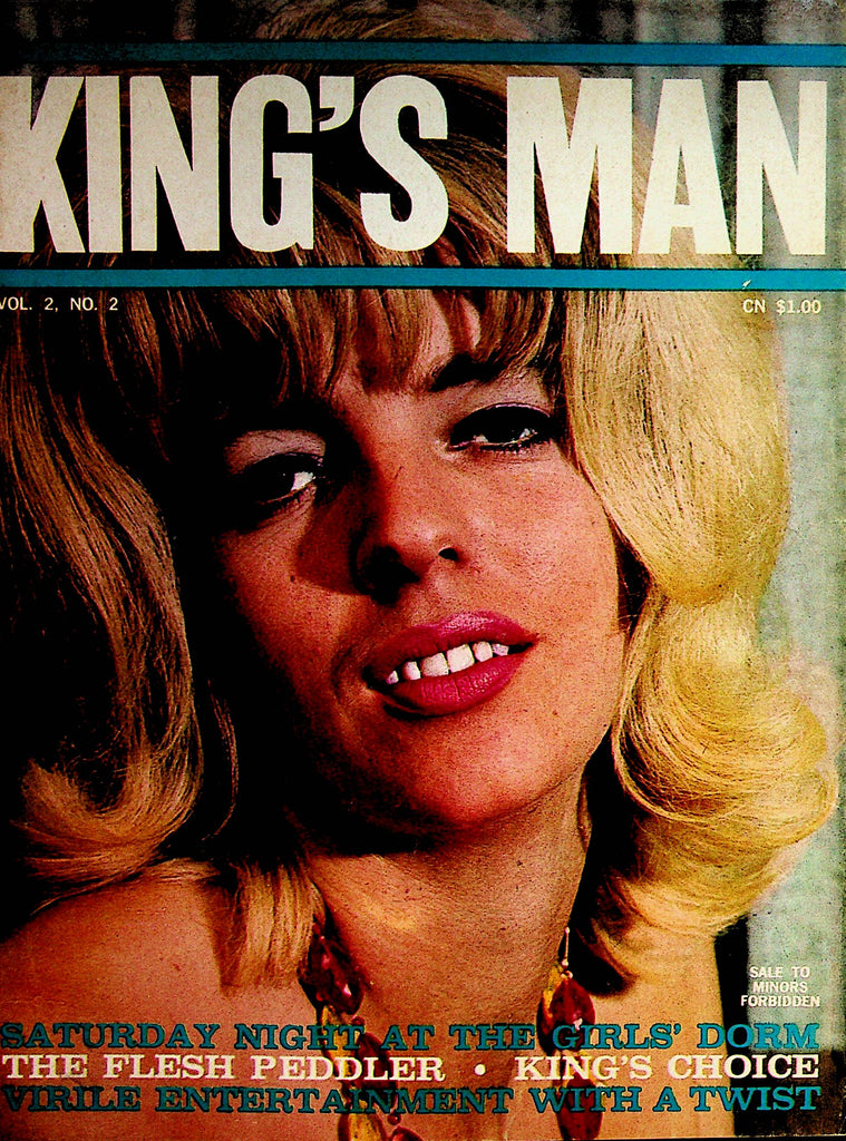 King's Man Busty Magazine   Cover and Centerfold Girl Linda  vol.2 #2 1965