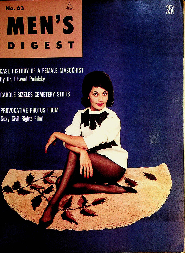 Men's Digest Magazine   Sensual Swinger Carole Gray  #63 1966   062122lm-p2