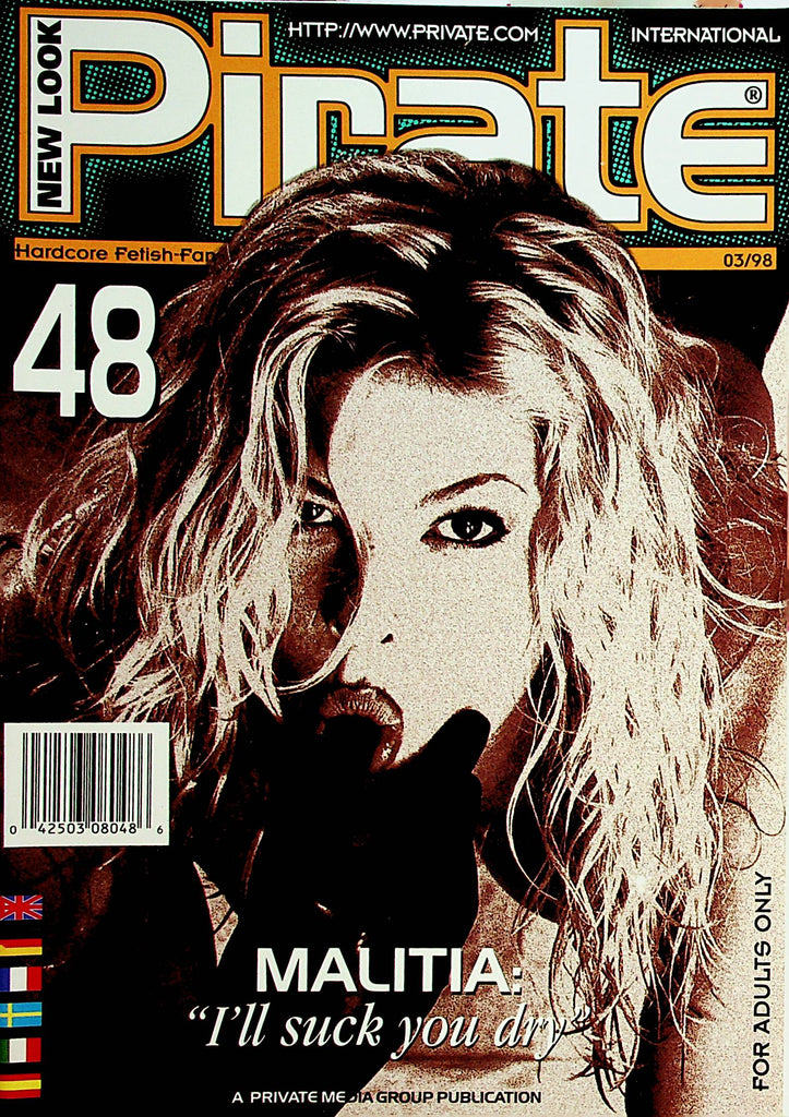 Pirate International Magazine  Malita: "I'll Suck You Dry" #48  1998  by Private   062621km-DM