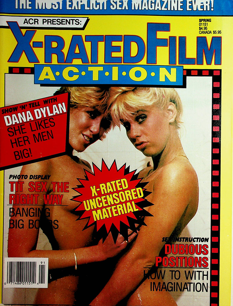 X-Rated Film Action Magazine   Dana Dylan  Spring 1988    123021lm-dm