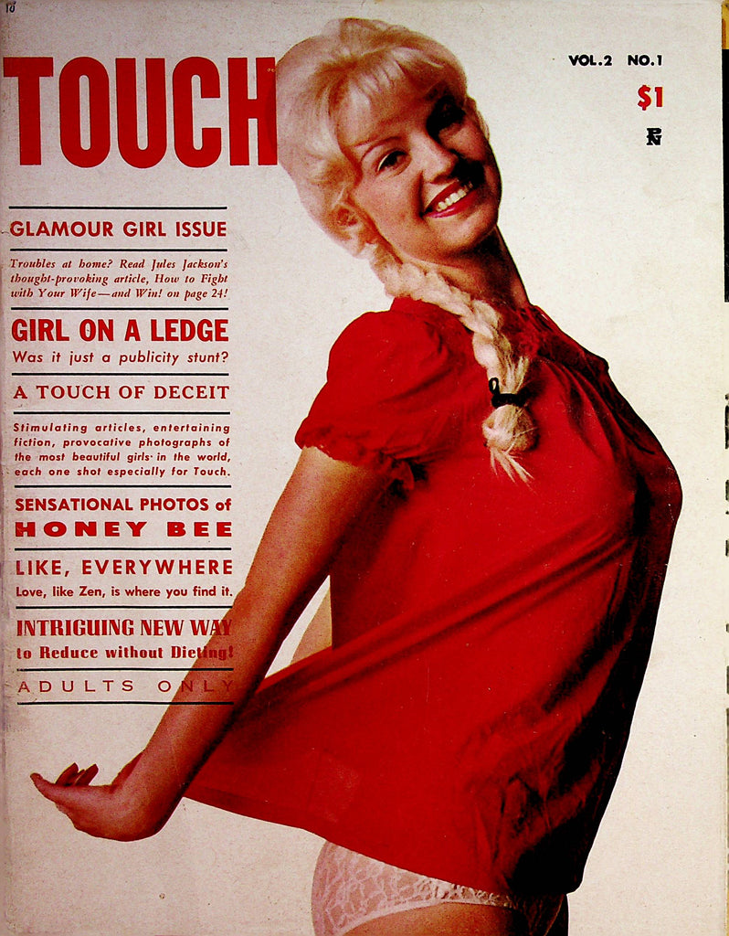 Touch Busty Magazine  Honey Bee / Glamour Girl Issue  vol.2 #1 1961   072022lm-p