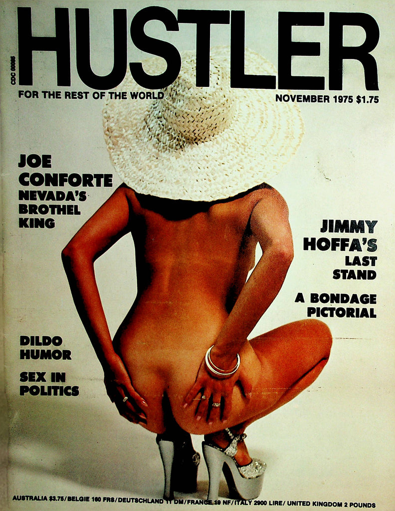 Hustler Magazine  Amber Some Like It Hot / Jimmy Hoffa  November 1975   122821lm-dm