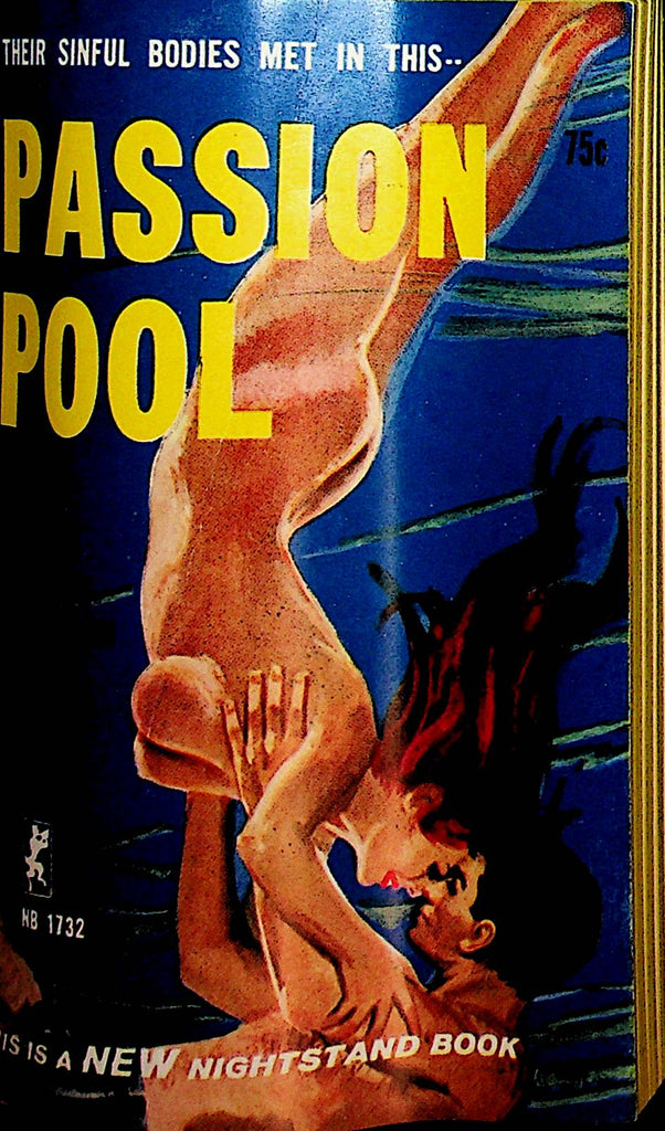 Passion Pool Adult Novel by Clyde Allison 1965 Nightstand Book    022823lm-p2