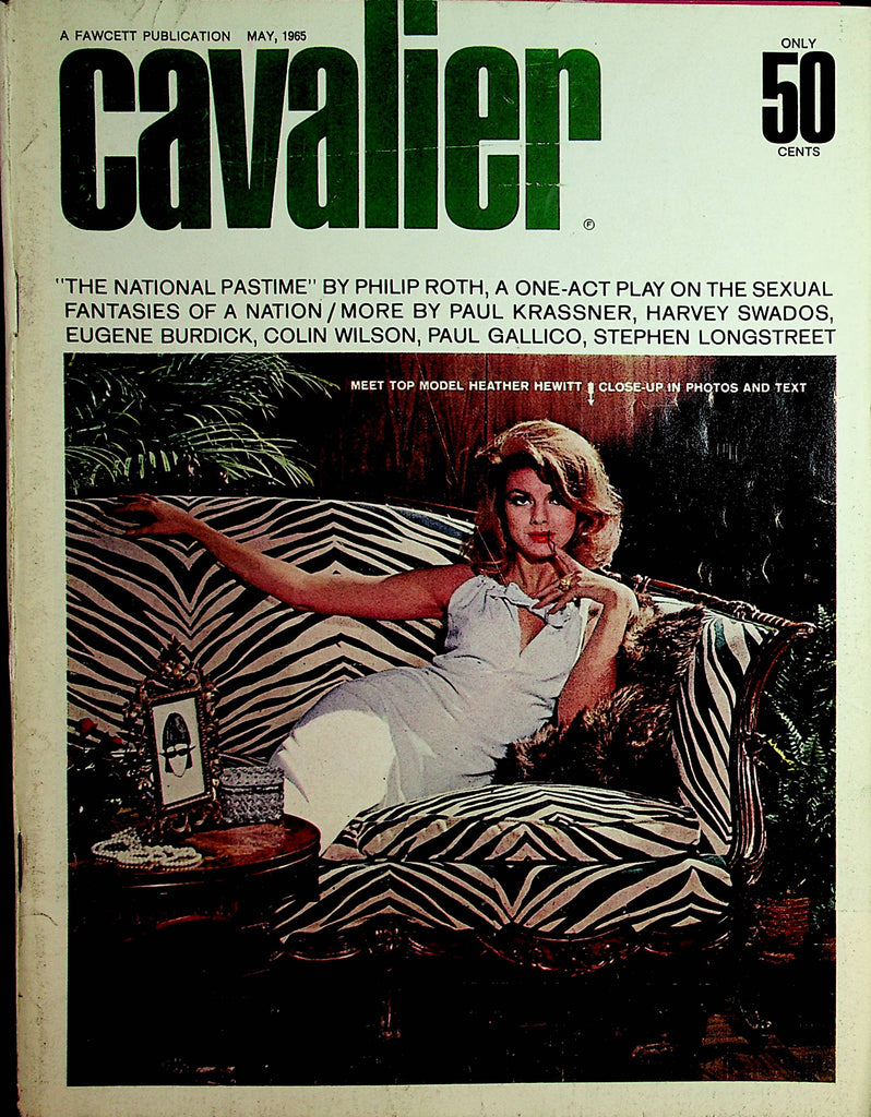 Cavalier Vintage Magazine  Centerfold Girl Sigrid Hilstrom  May 1965    100121lm-dm