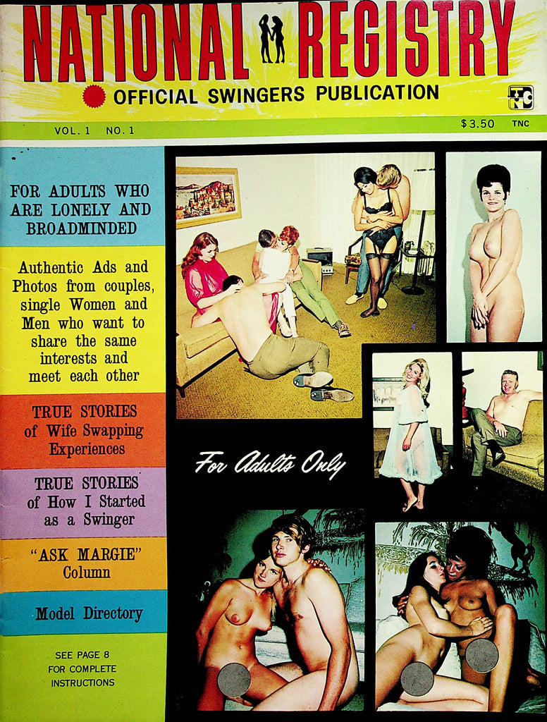 National Registry Official Swingers Publication Contact Magazine  #1 1968     022723lm-p2