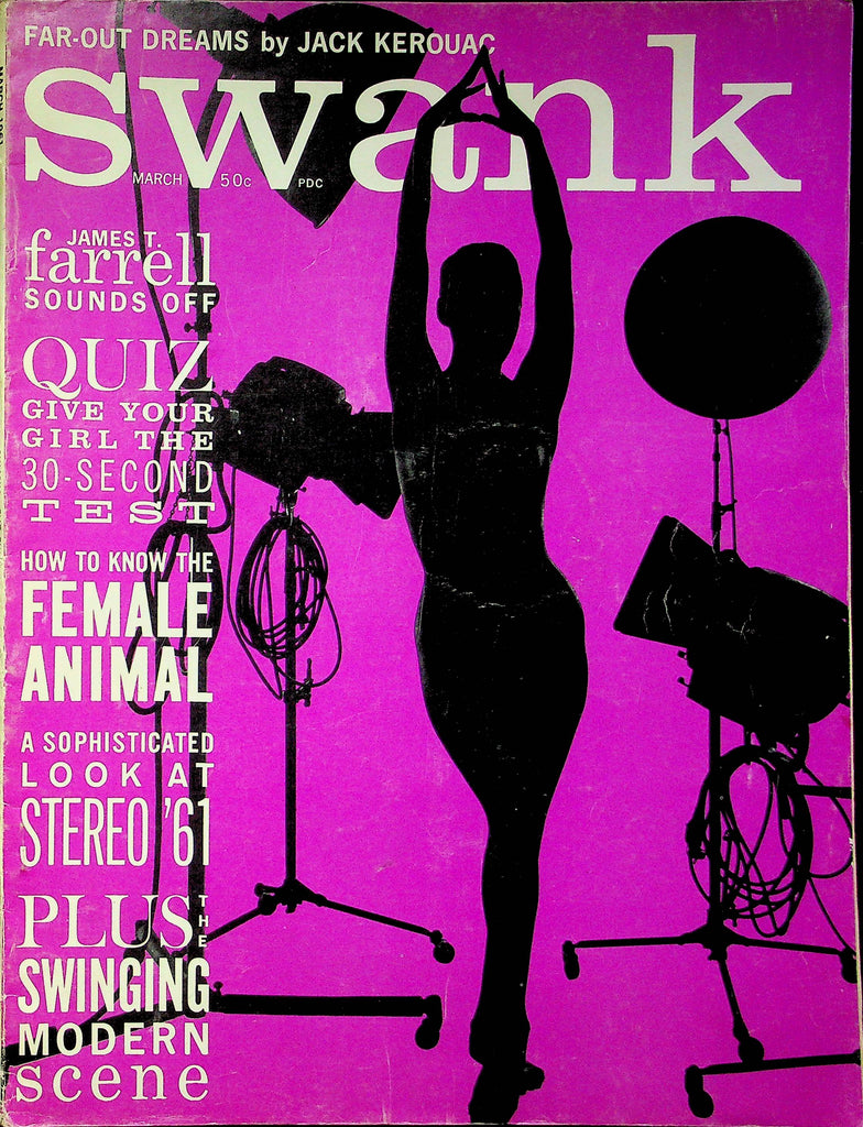 Swank Magazine James T. Farrell March 1961 032123RP