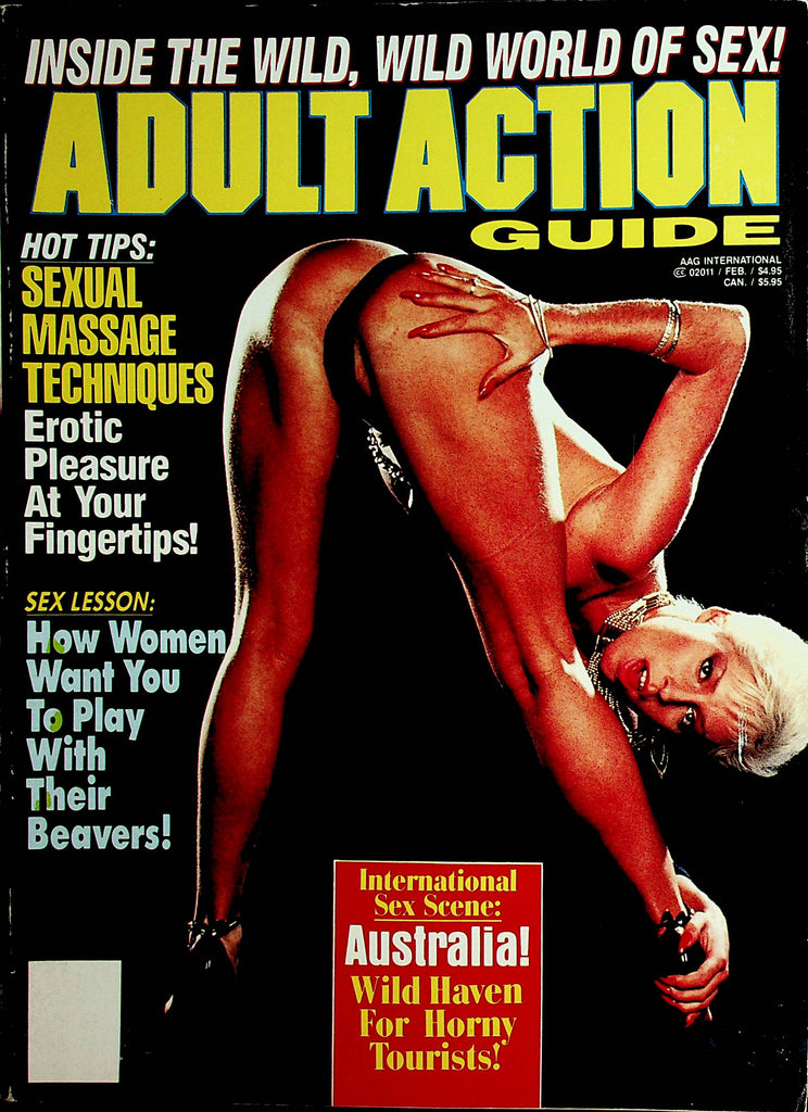 Adult Action Guide Magazine  Racquel Darian  February 1991  121621lm-dm2