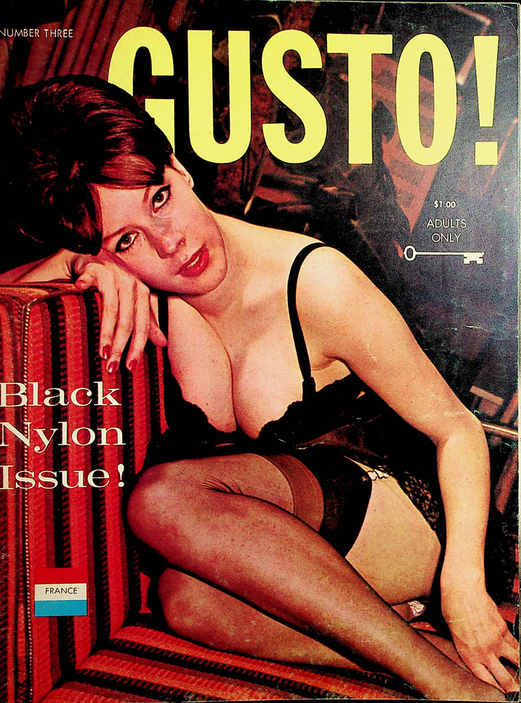 Gusto! Vintage Magazine  Black Nylon Issue   #3  1963   France     092821lm-dm2