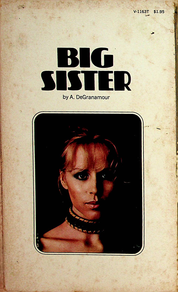 Big Sister Adult Novel   by A. DeGranamour  1972 Venus 1st Printing          110921lm-dm
