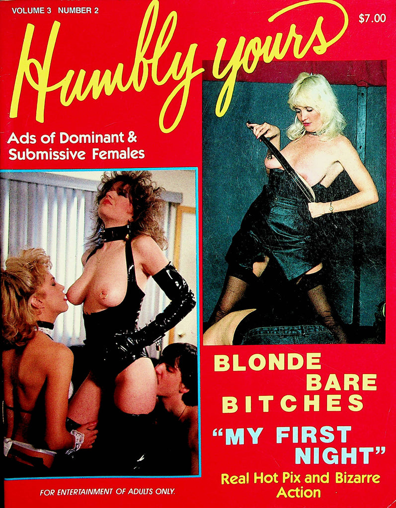 Humbly Yours Contact Magazine Dominants & Submissive Females  vol.3 #2  1980's     010222lm-dm