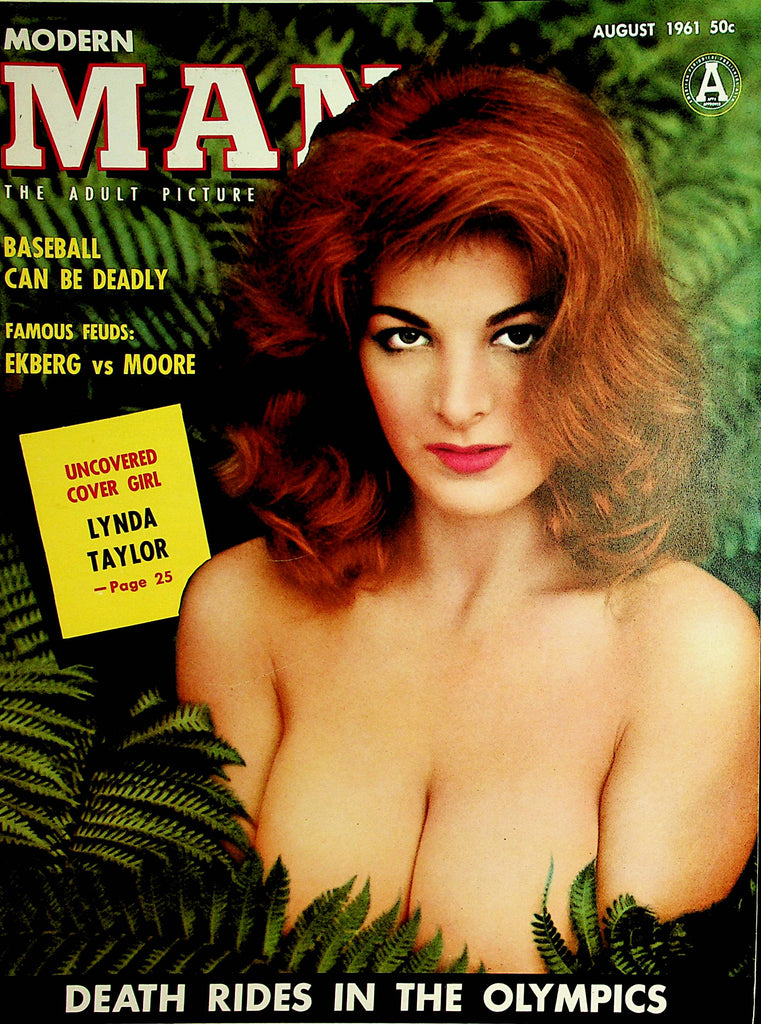 Modern Man Magazine  Uncovered Cover Girl Lynda Taylor  August 1961 120721lm-dm