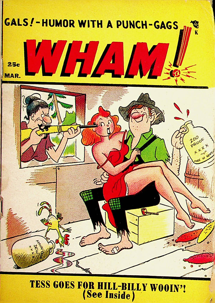 Wham! Vintage Cartoon Digest  Gals! Humor With A Punch-Gags  March 1956     032322lm-p