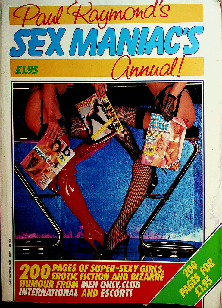 Paul Raymond's Sex Maniac's Annual Magazine  Tammi Roche/ Rebecca  1983  200 Pages!    022622lm-p2