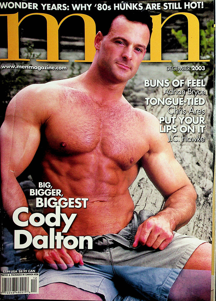 Men Gay Magazine  Cover Hunk Cody Dalton  December 2003     012622lm-dm
