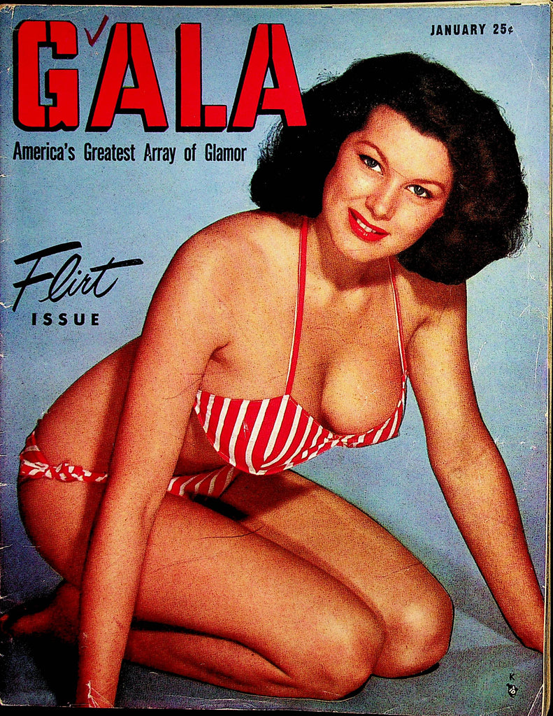 Gala Vintage Magazine  Flirt Issue January 1952     022823lm-p