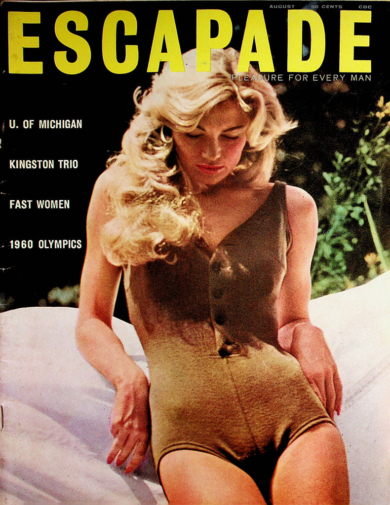 Escapade Magazine  U. Of Michigan / 1960 Olympics  August 1960   071822lm-p