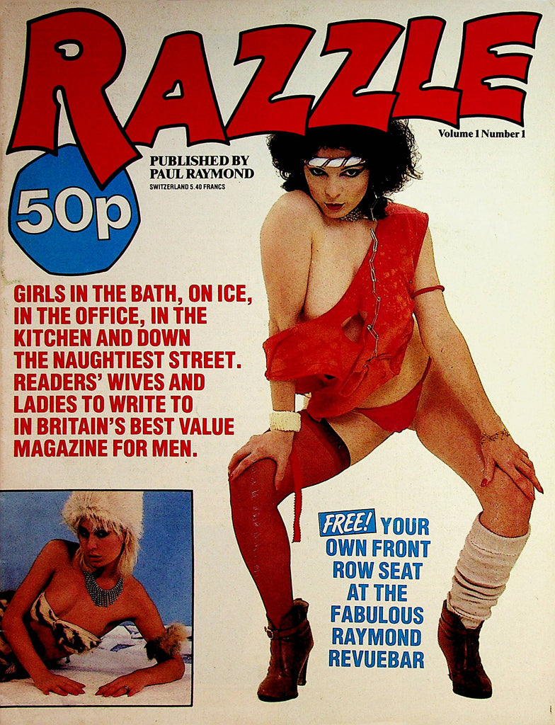 Razzle Busty Magazine   Punk Rocker  vol.1 #1 March 1983   Paul Raymond     071422lm-p