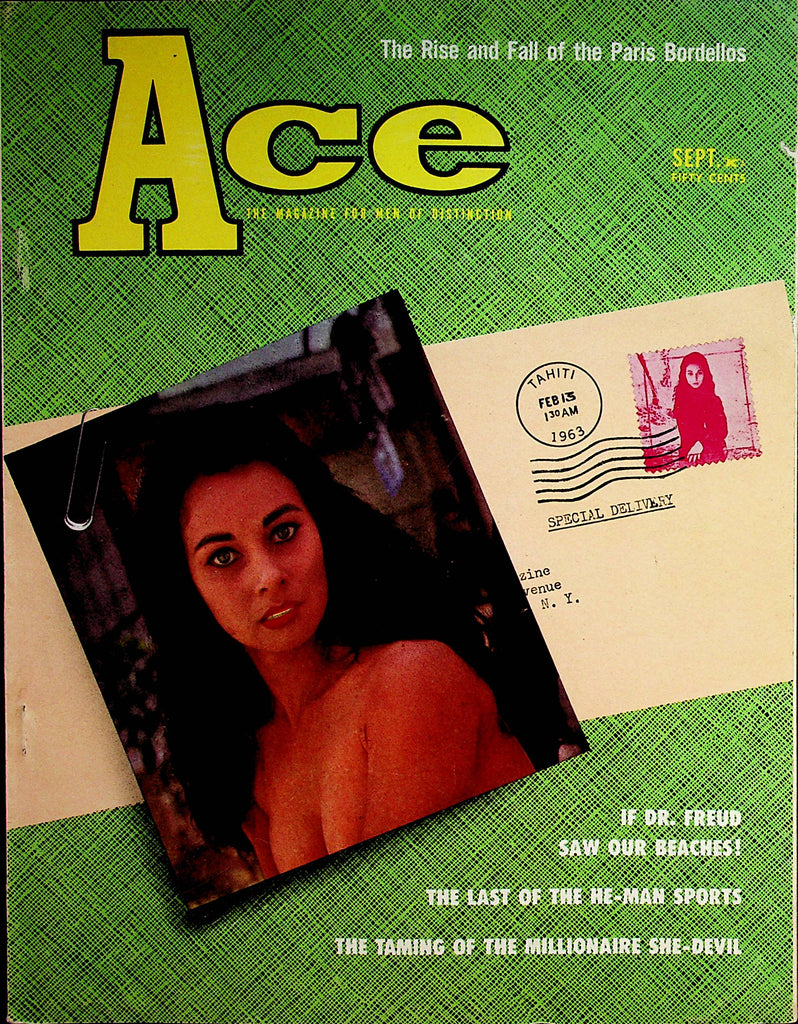Ace Magazine   Covergirl Rohena  September 1963     062522lm-p