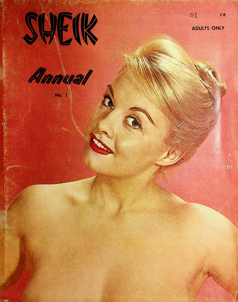 Sheik Annual Busty Vintage Magazine Gail Vandermost  #1 1963   121121lm-dm