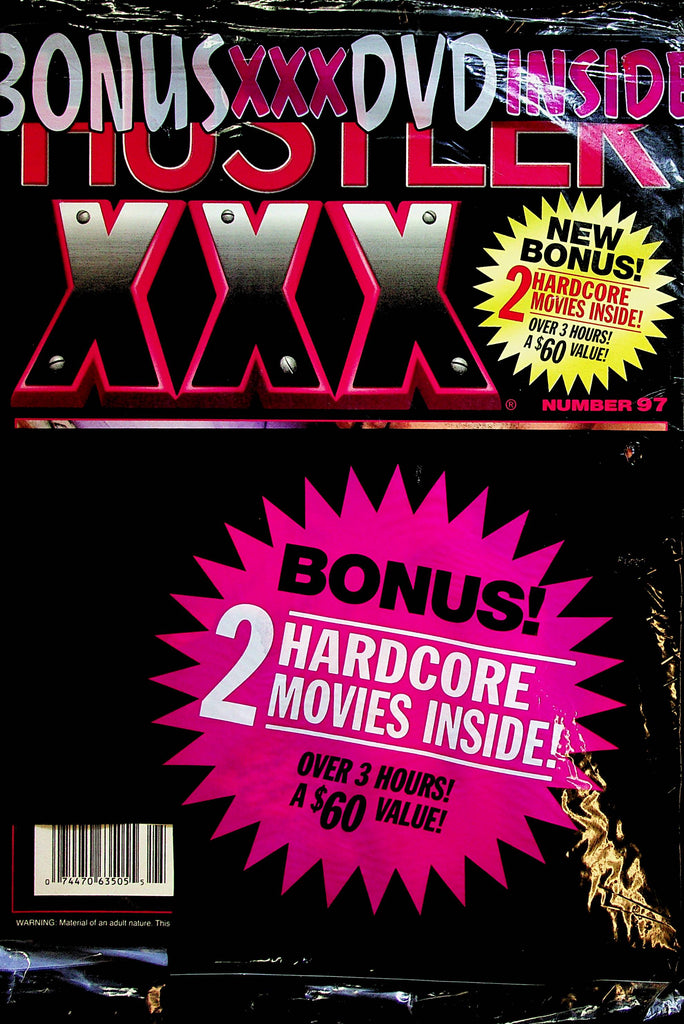 Hustler XXX Hardcore Magazine  w/DVD  #97  2000  New  012023lm-p