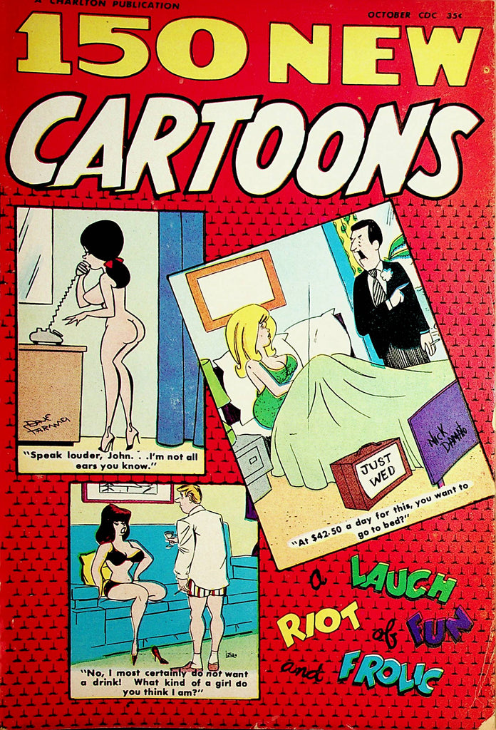 150 New Cartoons Vintage Magazine  Laugh Riot Of Fun And Frolic  #36 October 1970    100421lm-dm