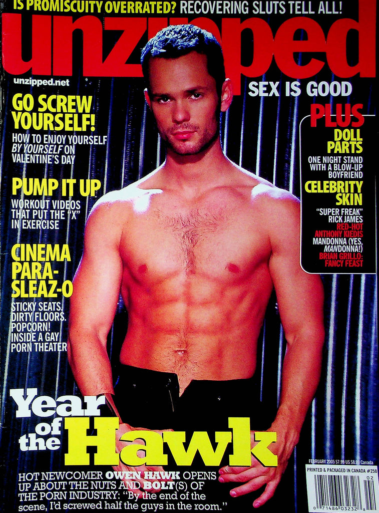 Unzipped Magazine Owen Hawk & Valentine's Day February 2005 020823RP