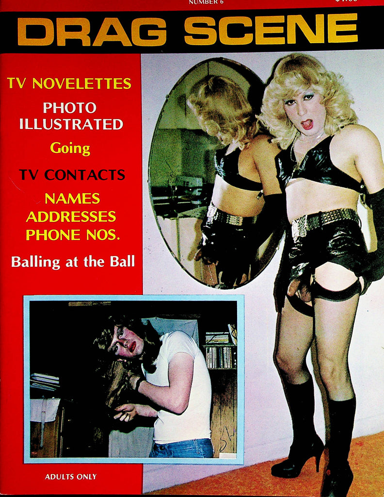 Drag Scene Magazine  Balling At The Ball / TV Contacts  #6 1980's      122422lm-p
