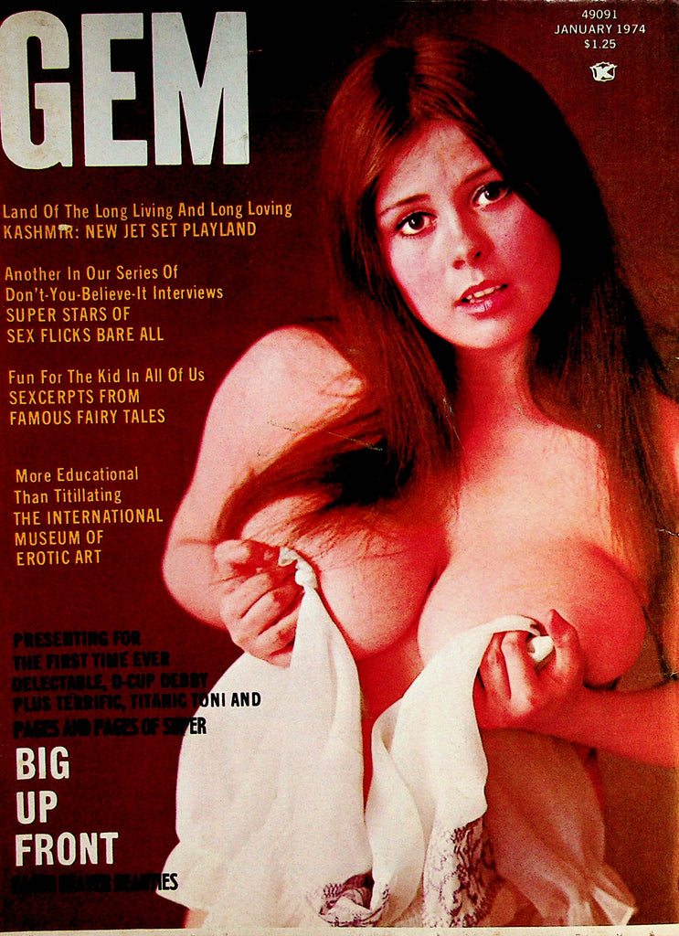 Gem Busty Magazine   D-Cup Debby / Busty Shelly  January 1974   102522lm-p