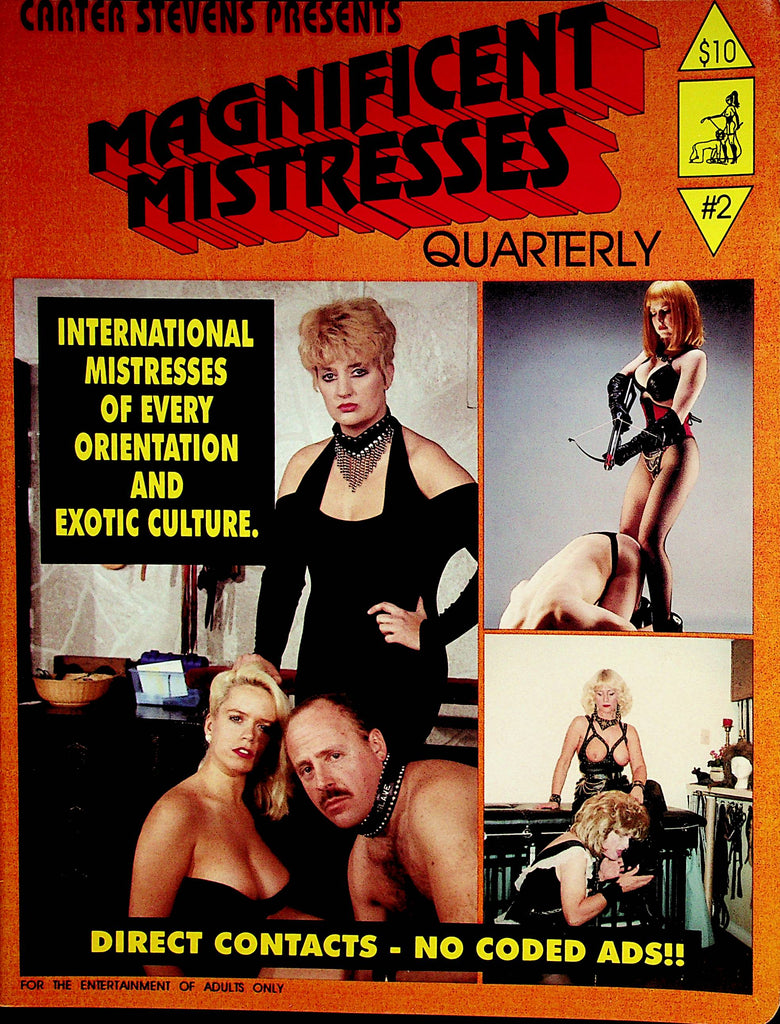 Magnificient Mistresses Quarterly Contact Magazine  #2  1995   Carter Stevens   092222lm-p