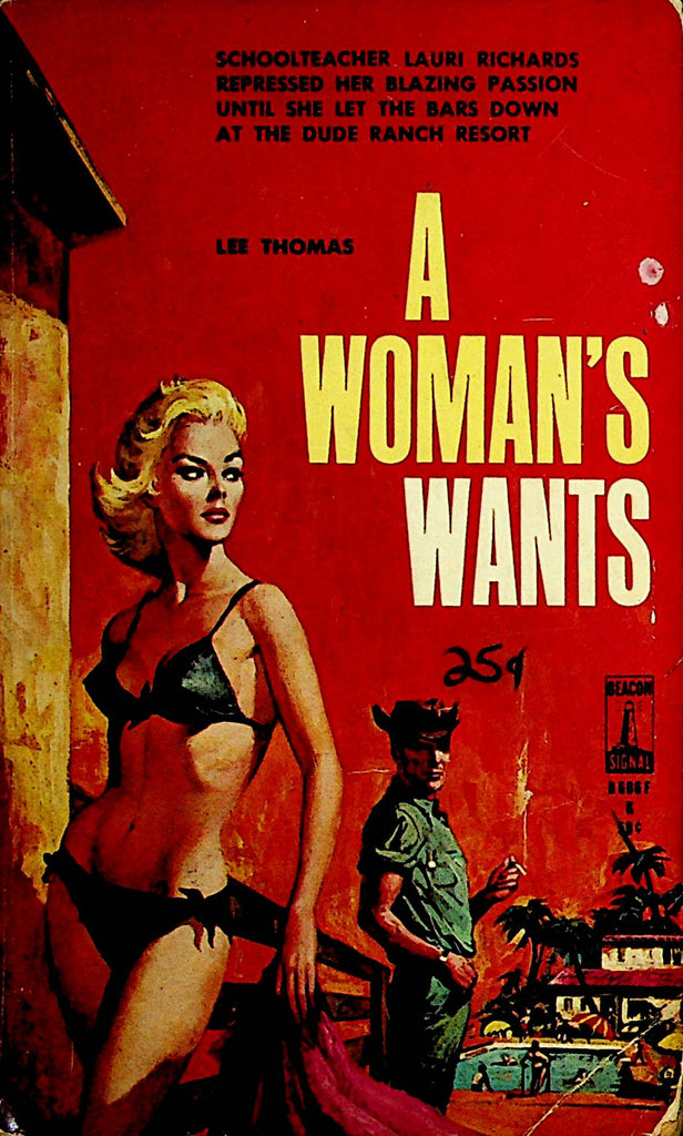 A Woman's Wants Adult Novel   by Lee Thomas  1963   091721dm2