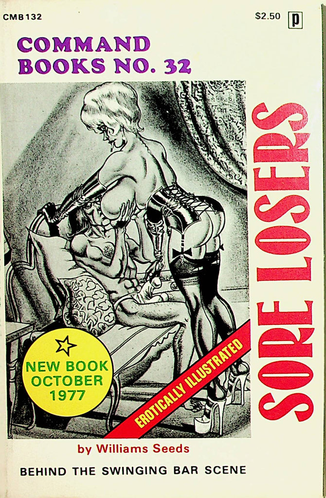 Sore Losers Fetish Novel by William Seeds 1977 Command Books #32  062621lm-DM2