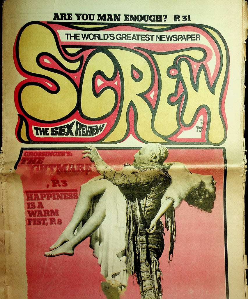 Screw Newspaper  The Nightmare Of Singles Sex   #128  1971     121521lm-dm