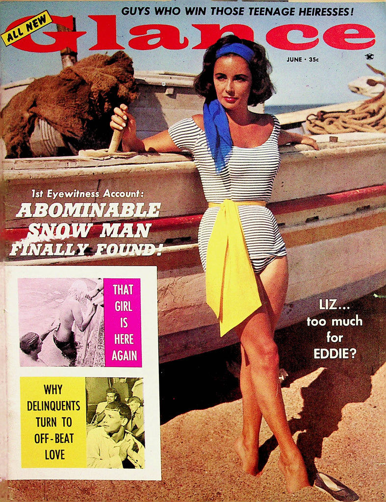 Glance Magazine  Liz Taylor / Jayne Mansfield  June 1960    070422lm-p