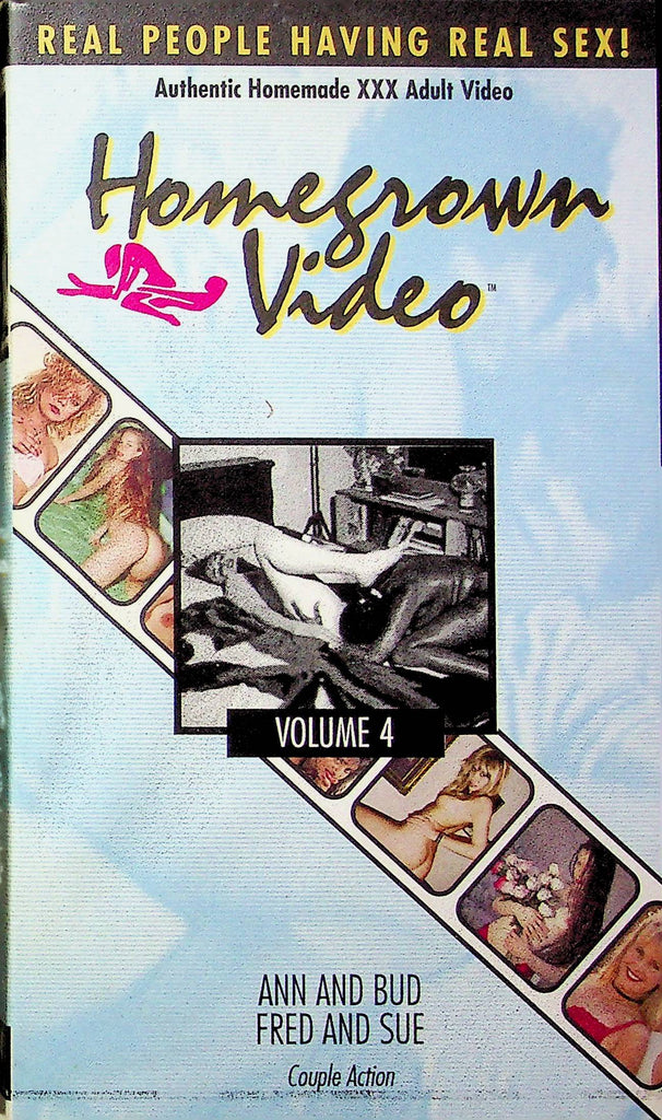 Adult VHS Movie Homegrown Video Vol.4 Ft. Ann And Bud & Fred And Sue 1993 031723RPVHS
