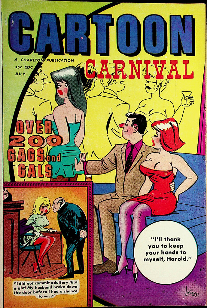 Cartoon Carnival Vintage Magazine  Over 200 Gags and Girls  #34  July 1970   100421lm-dm