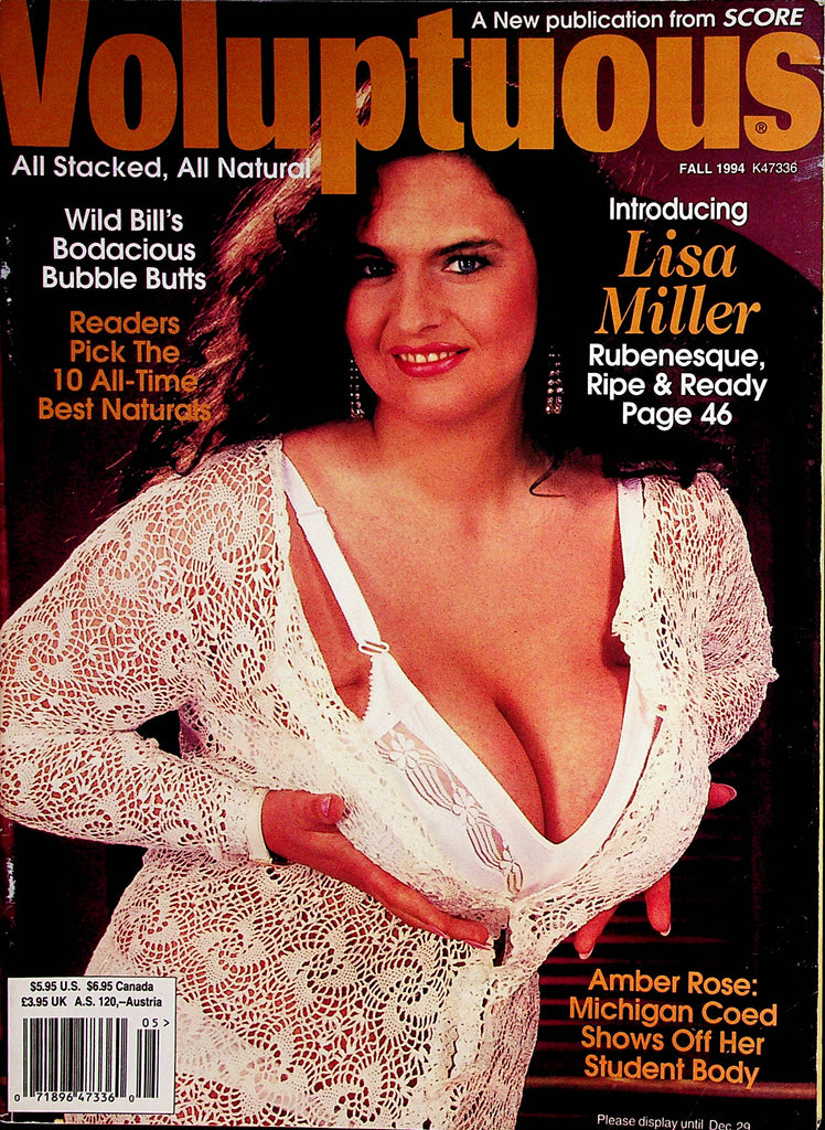 Voluptuous Magazine   Covergirl Lisa Miller / Amber Rose  Fall 1994  062226AMP-