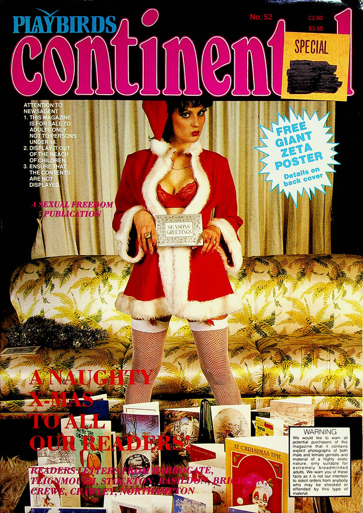 Playbirds Continental Magazine  Ulla - The Ultimate X-MAS Gift!  #52  1980's     011723lm-p
