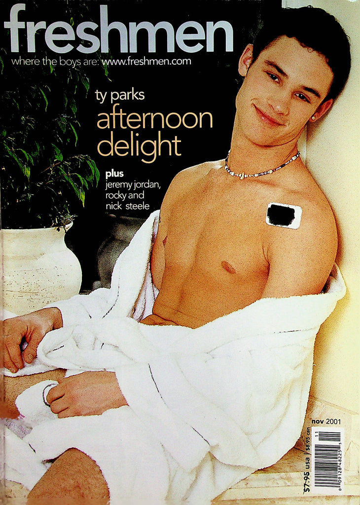 Freshmen Gay Magazine  Cover Guy Ty Parks Afternoon Delight  November 2001    112222lm-p