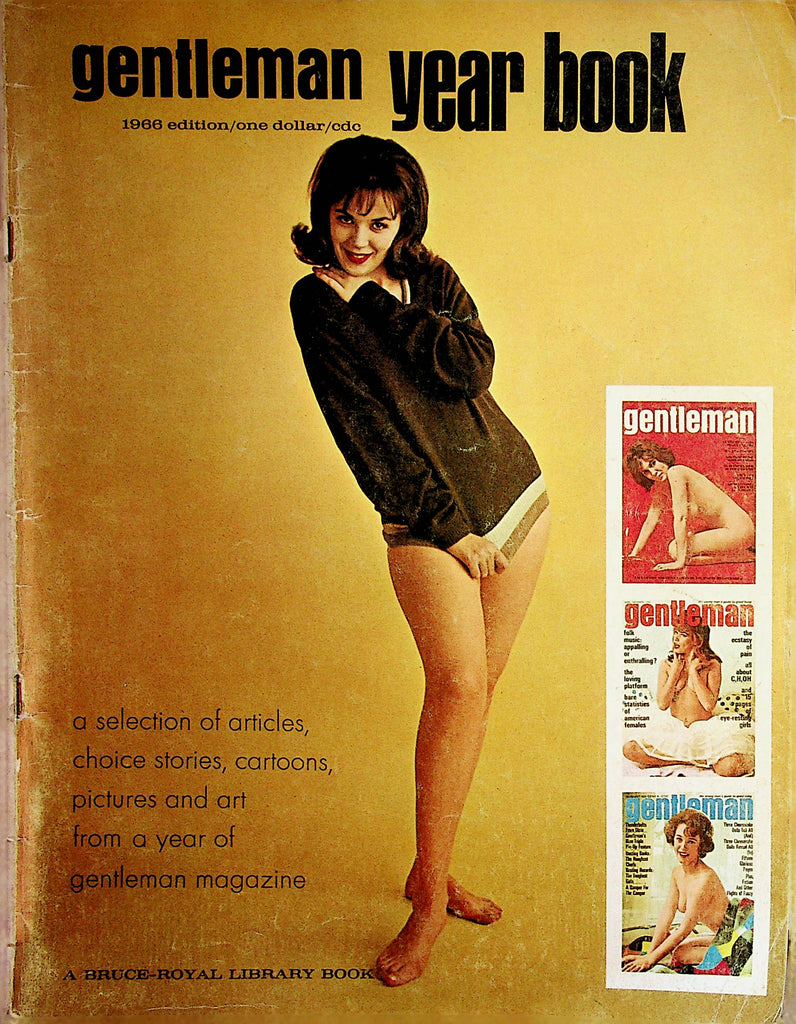 Gentleman Year Book Magazine  Centerfold Deirde D'Agneau  1966 Edition  090322lm-p2