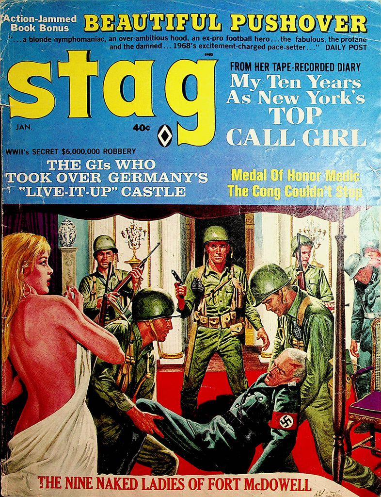 Stag Vintage Magazine  The Nine Naked Ladies Of Fort McDowell  January 1968    112021lm-dm2