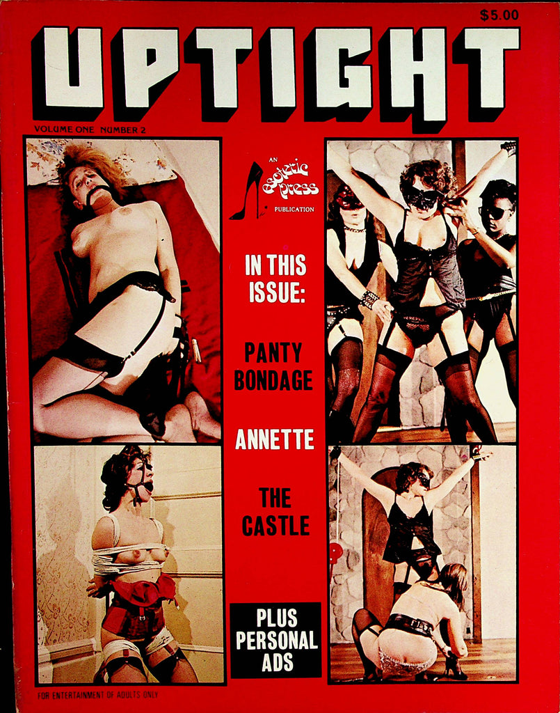 Uptight Bondage Magazine  Annette / Panty Bondage  vol.1 #2 1981  Esoteric Press 122122lm-p