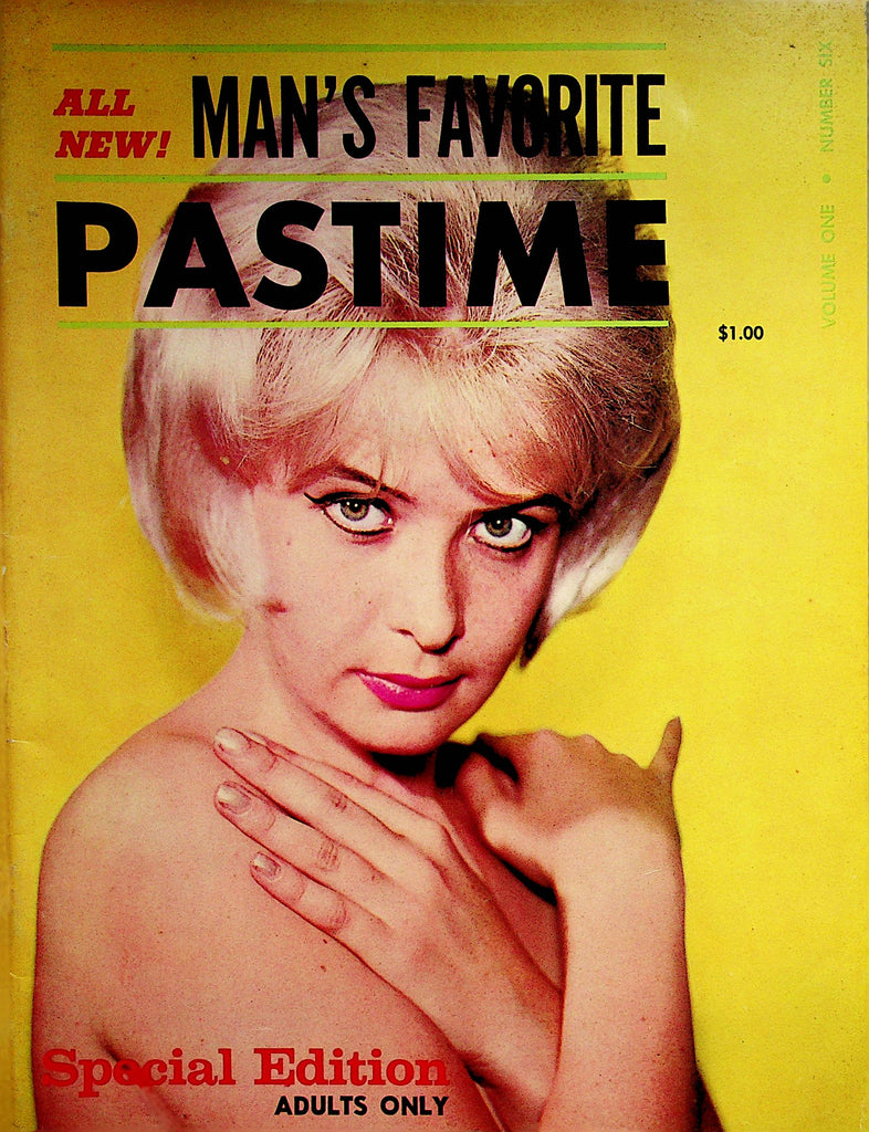 Man's Favorite Pastime Busty Magazine  Centerfold "The Girls"  Special Edition vol.1 #6  1961  101422lm-p