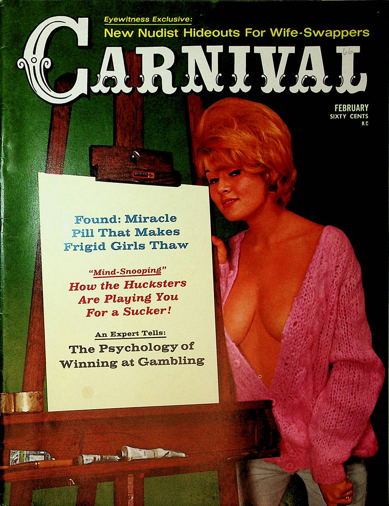 Carnival Vintage Magazine  Centerfold Peggy Singleton  February 1966  101221lm-dm