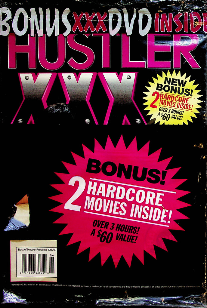 Hustler  XXX Magazine  vol.1 #102  w/DVD  New   121322lm-p