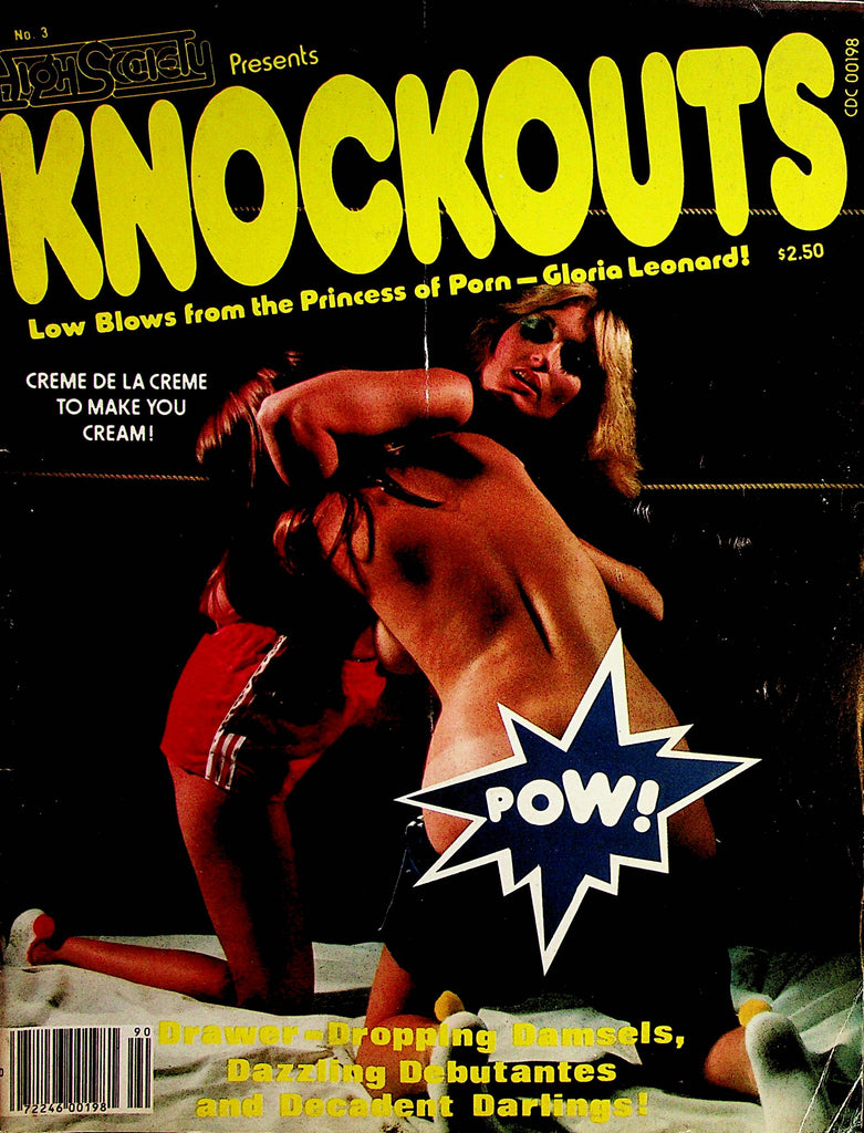 Knockouts Magazine  Female Boxers / Gloria Leonard  #3  1980's  by High Society  111022lm-p2